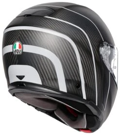 AGV Sportmodular Carbon Refractive Helmet 11 AGV Sportmodular Carbon Refractive Helmet -Motorcycle Parts Store agv sport modular carbon refractive helmet black silver 4