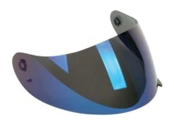 AGV K3 / K4 EVO Face Shield Iridium Blue [Open Box] -Motorcycle Parts Store agvk3 k4 evo face shield iridium blue open box iridium blue 2