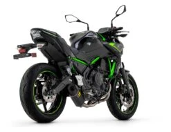 Arrow Indy Race Exhaust System Kawasaki Z650 2021-2023 -Motorcycle Parts Store arrow kawasaki z6502122 homologated complete system with st steel collector and dark indy race silencer 3