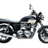Bassani Performance Slip-On Mufflers For Triumph Bonneville SE 2009-2015 Chrome [Previously Installed] -Motorcycle Parts Store bassani performance slip on mufflers for triumph bonneville se20092015 chrome previously installed chrome
