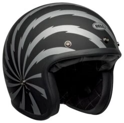 Bell Helmets Bell Custom 500 Vertigo Helmet (SM) 8 Bell Helmets Bell Custom 500 Vertigo Helmet (SM) -Motorcycle Parts Store bell custom500 vertigo helmet matte black silver 2