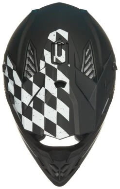 BILT Lux Division Helmet -Motorcycle Parts Store bilt lux division helmet black white 3
