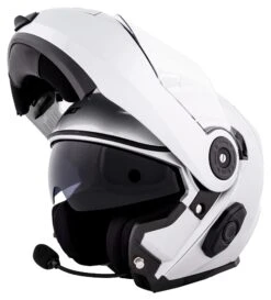 BILT Techno 3.0 Modular Sena Bluetooth Helmet -Motorcycle Parts Store bilt techno30 modular bluetooth helmet silver 1