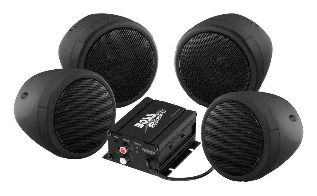 Boss Audio Rebel 1000 Watt 4 Speaker Bluetooth Sound System 3 Boss Audio Rebel 1000 Watt 4 Speaker Bluetooth Sound System