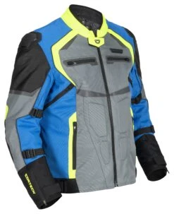 Cortech Hyper-Tec Jacket -Motorcycle Parts Store cortech hyper tec jacket blue hi viz grey 1