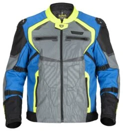 Cortech Hyper-Tec Jacket -Motorcycle Parts Store cortech hyper tec jacket blue hi viz grey