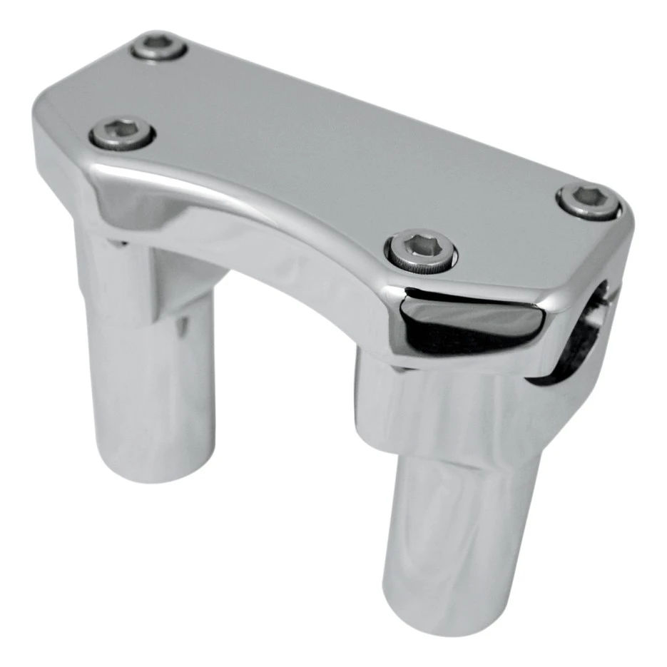 Drag Specialties 1" Handlebar Risers And Top Clamp For Harley 6 Drag Specialties 1" Handlebar Risers And Top Clamp For Harley - Image 4