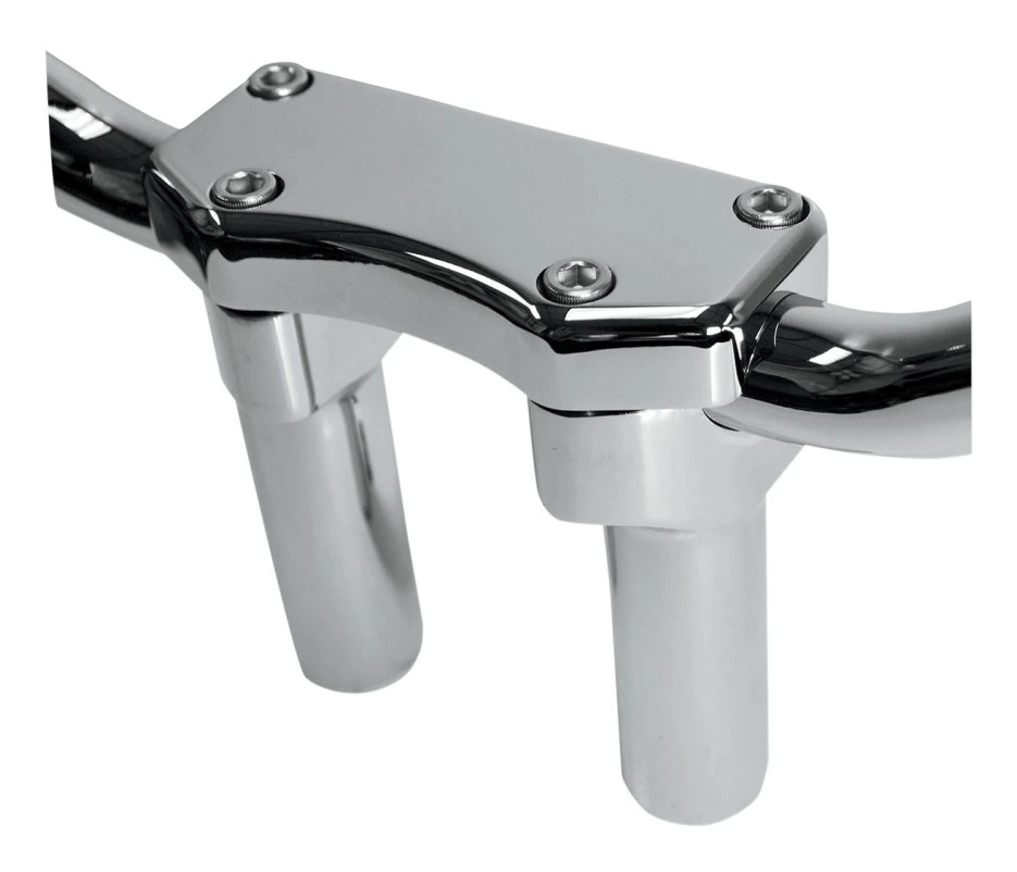 Drag Specialties 1" Handlebar Risers And Top Clamp For Harley 8 Drag Specialties 1" Handlebar Risers And Top Clamp For Harley - Image 6