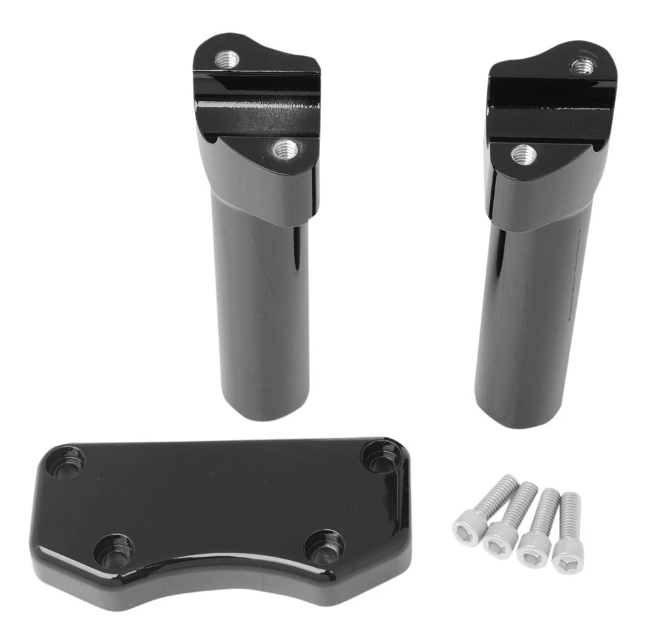 Drag Specialties 1" Handlebar Risers And Top Clamp For Harley 11 Drag Specialties 1" Handlebar Risers And Top Clamp For Harley - Image 9