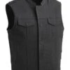 First Manufacturing Havoc Twill Vest -Motorcycle Parts Store first manufacturing havoc motorcycle twill vest black