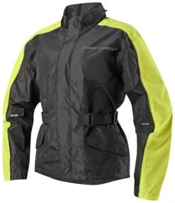 Firstgear Triton Women's Rain Jacket -Motorcycle Parts Store firstgear triton womens rain jacket black pink 2