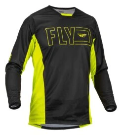 Fly Racing Kinetic Mesh Jersey -Motorcycle Parts Store fly racing dirt kinetic mesh jersey hi viz black