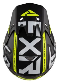 FXR 6D ATR-2 Race Division Helmet -Motorcycle Parts Store fxr6 datr2 race division helmet black grey hi viz yellow 4