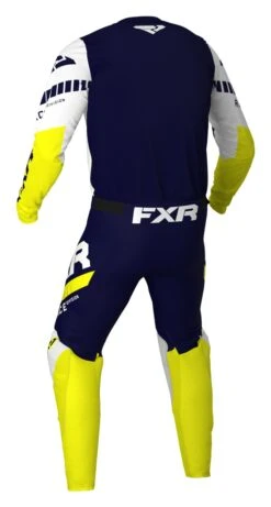 FXR Revo MX Pants -Motorcycle Parts Store fxr revo mx jersey midnight white yellow 3