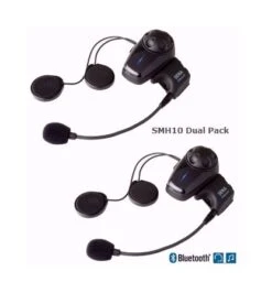 Sena SMH10 Bluetooth Headset Dual Pack -Motorcycle Parts Store head med2
