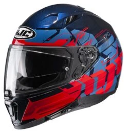 HJC I70 Alligon Helmet 11 HJC I70 Alligon Helmet -Motorcycle Parts Store hj ci70 alligon helmet blue red