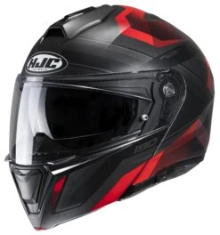 HJC I90 Lark Helmet -Motorcycle Parts Store hj ci90 lark helmet white black 1