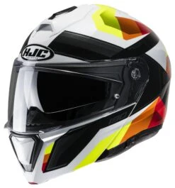 HJC I90 Lark Helmet -Motorcycle Parts Store hj ci90 lark helmet white black 2