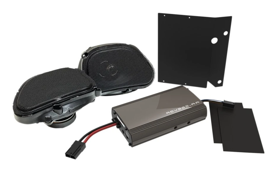 Hogtunes Front Speakers And 225 Watt Amp Kit For Harley Road Glide 1998-2013