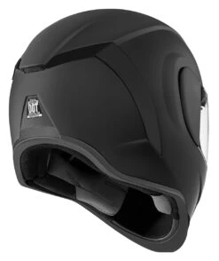 Icon Airform Rubatone Helmet -Motorcycle Parts Store icon airform rubatone helmet black 2