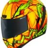 Icon Airform Trick Or Street Helmet -Motorcycle Parts Store icon airform trickor street helmet orange
