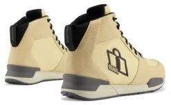 Icon Tarmac WP Boots -Motorcycle Parts Store icon boot tarmac wp tan 1