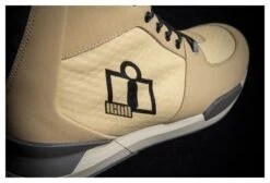 Icon Tarmac WP Boots -Motorcycle Parts Store icon boot tarmac wp tan 2