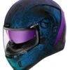Icon Airform Chantilly Opal Helmet -Motorcycle Parts Store icon hlmt afrm chnt opal blue