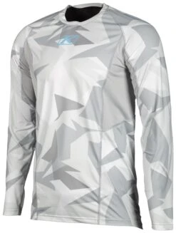 Klim Aggressor Cool -1.0 LS Shirt -Motorcycle Parts Store klim aggressor cool10 ls shirt light grey camo