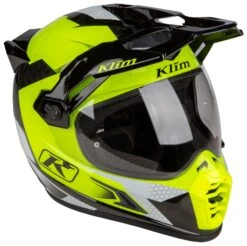 Klim Krios Pro Charger Helmet -Motorcycle Parts Store klim krios pro charger helmet hi viz 2