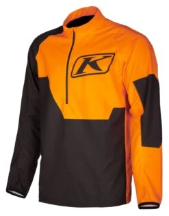 Klim Revolt Pullover Jacket -Motorcycle Parts Store klim revolt pullover jacket black orange 2