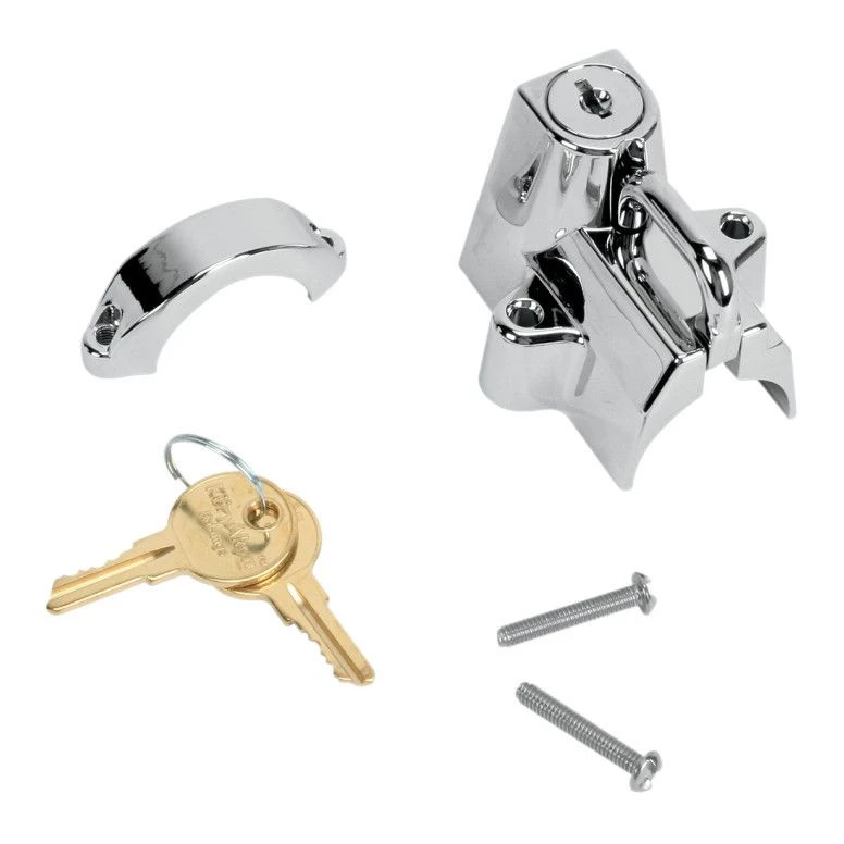 Kuryakyn Universal Chrome Helmet Lock 4 Kuryakyn Universal Chrome Helmet Lock - Image 2