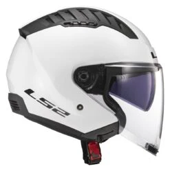 LS2 Copter Helmet - Solid -Motorcycle Parts Store ls2 copter helmet solid white 3