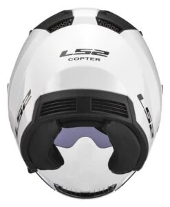 LS2 Copter Helmet - Solid -Motorcycle Parts Store ls2 copter helmet solid white 6