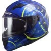 LS2 Stream Tacho Helmet -Motorcycle Parts Store ls2 stream tacho helmet blue hi viz yellow