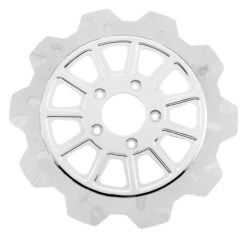 Lyndall Racing 11 Spoke Crown Cut 11.5" Front Brake Rotor For Harley 2000-2014