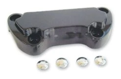 Milwaukee Twins Standard Scalloped 1" Handlebar Top Clamp For Harley