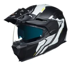Nexx X Vilijord Carbon Light Nomad Helmet Black/White / LG [Open Box]