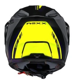 Nexx X Vilijord Hi-Viz Helmet -Motorcycle Parts Store nexx x vilijord hi viz helmet black hi viz yellow 3