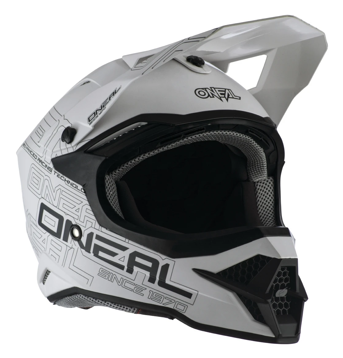 O'Neal 3 Series Flat Helmet Matte White / XS [Open Box] - Image 2