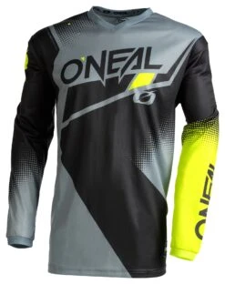 O'Neal Element Racewear Jersey -Motorcycle Parts Store o neal element racewear jersey black grey yellow