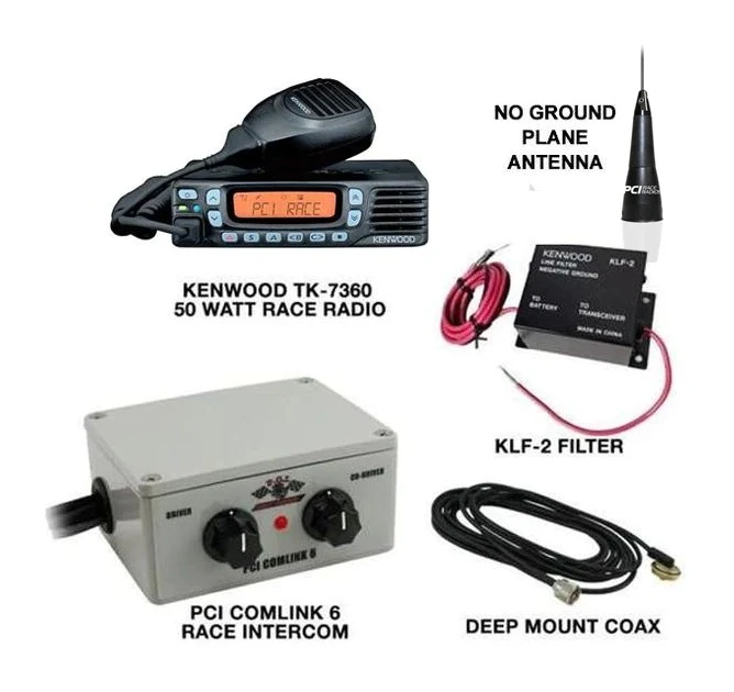 PCI Race Radios TK-7360 Comlink 6 Race Package 3 PCI Race Radios TK-7360 Comlink 6 Race Package