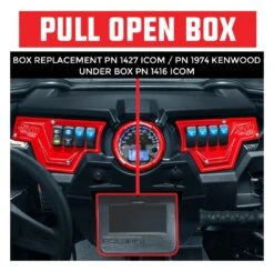 PCI Race Radios Under Pull Open Box Icom Radio And Intercom Bracket Polaris RZR -Motorcycle Parts Store pci race radios under pull open box icom radioand intercom bracket polaris rzr 2