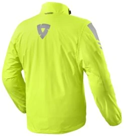 REV'IT! Cyclone 3 H2O Rain Jacket -Motorcycle Parts Store revit cyclone3 h2 o rain jacket neon yellow 1