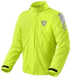 REV'IT! Cyclone 3 H2O Rain Jacket -Motorcycle Parts Store revit cyclone3 h2 o rain jacket neon yellow