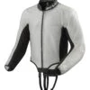 REV'IT! Trackmaster H2O Rain Jacket -Motorcycle Parts Store revit trackmaster h2 o rain jacket clear black
