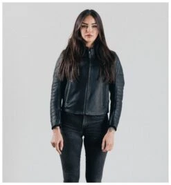 Roland Sands Maywood CE Women's Leather Jacket -Motorcycle Parts Store roland sands maywood womens leather jacket black 2