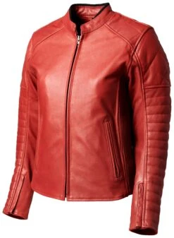 Roland Sands Maywood CE Women's Leather Jacket -Motorcycle Parts Store roland sands maywood womens leather jacket maraschino