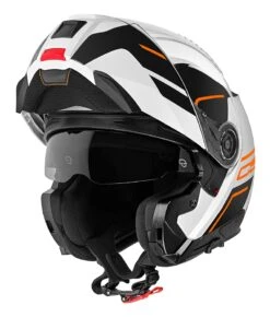 Schuberth C5 Master Helmet -Motorcycle Parts Store schuberth c5 master helmet black white orange 1