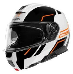 Schuberth C5 Master Helmet -Motorcycle Parts Store schuberth c5 master helmet black white orange